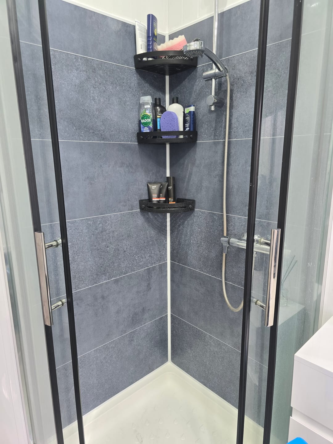 Customer photo review of 10mm White End Cap Trim