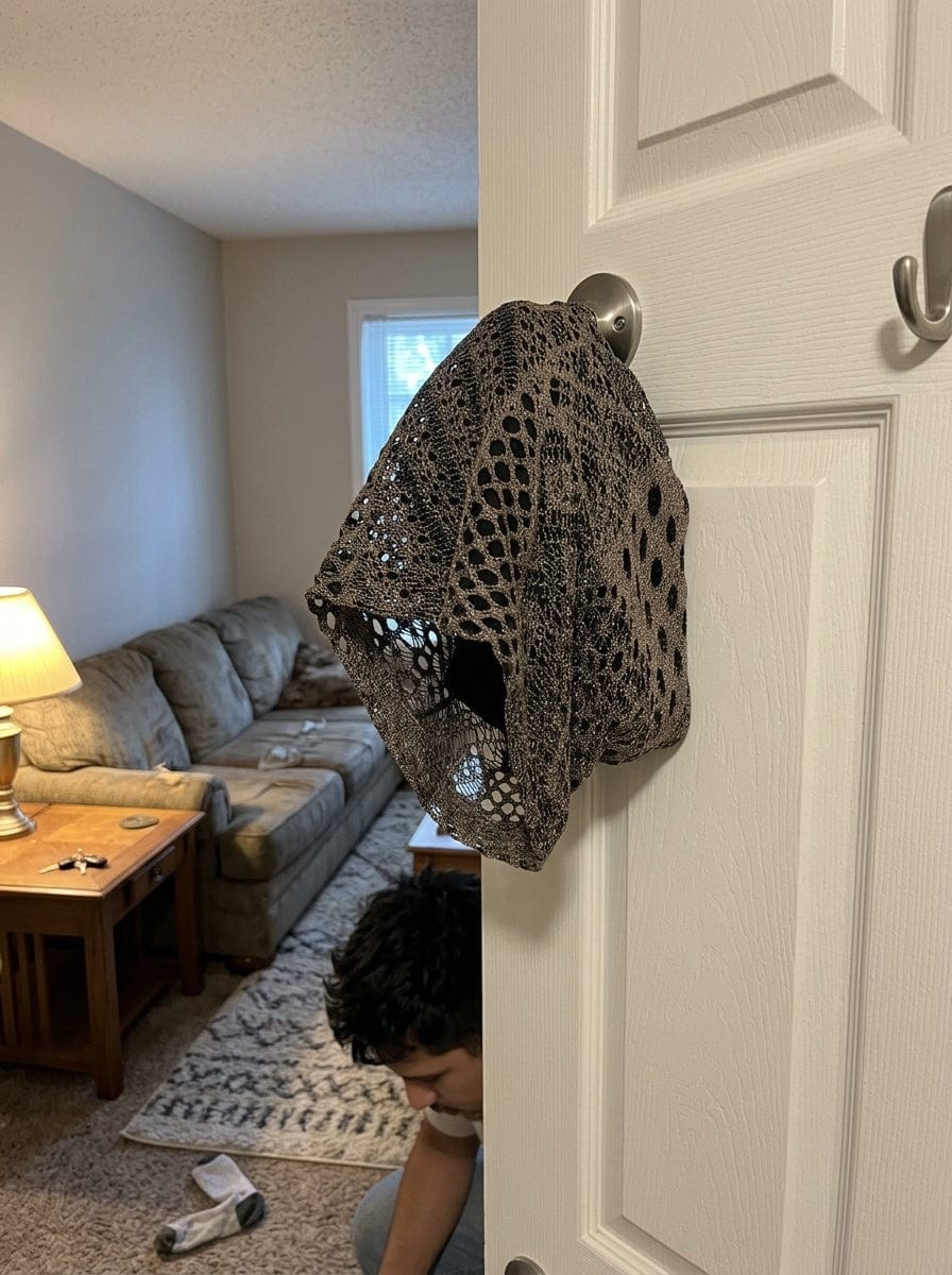 Customer photo review of Retro Mesh Hollow Breathable Pile Hat