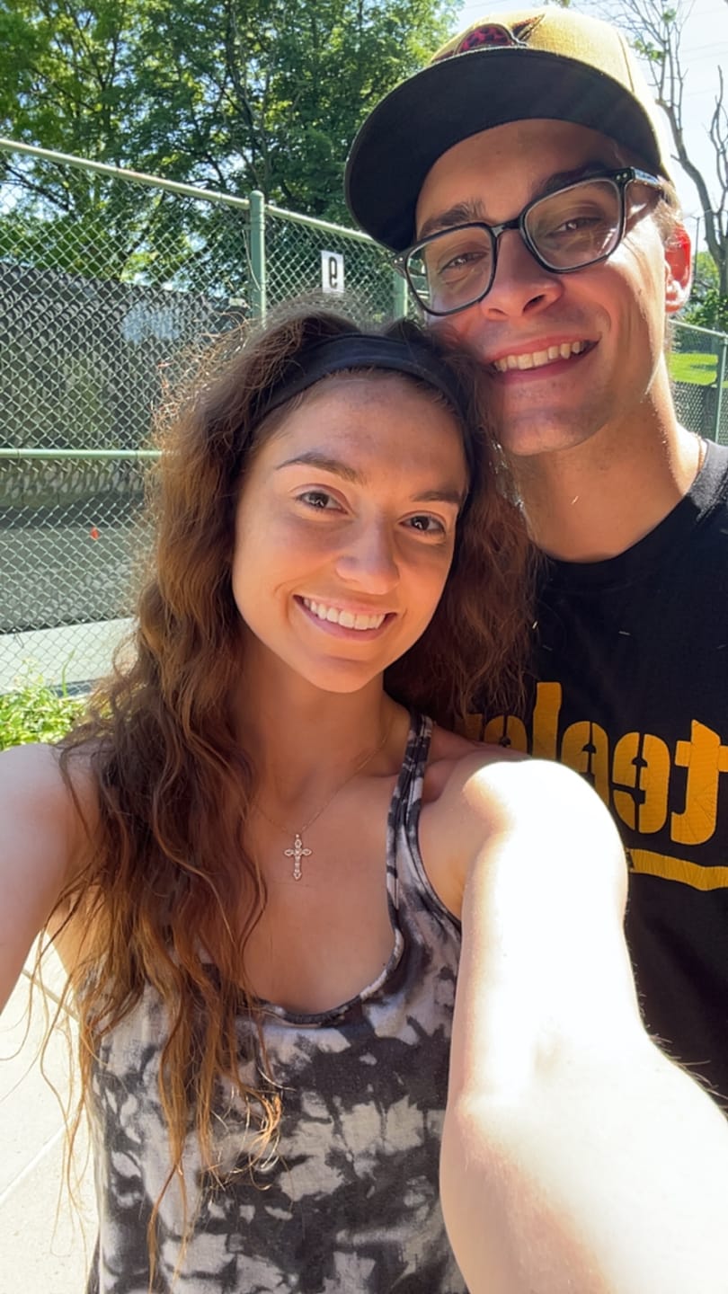 Customer photo review of Helena Cross Pendant Necklace