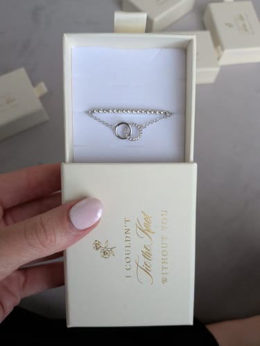 Customer photo review of Linked For Life - Hoop Bracelet Set (Gift)