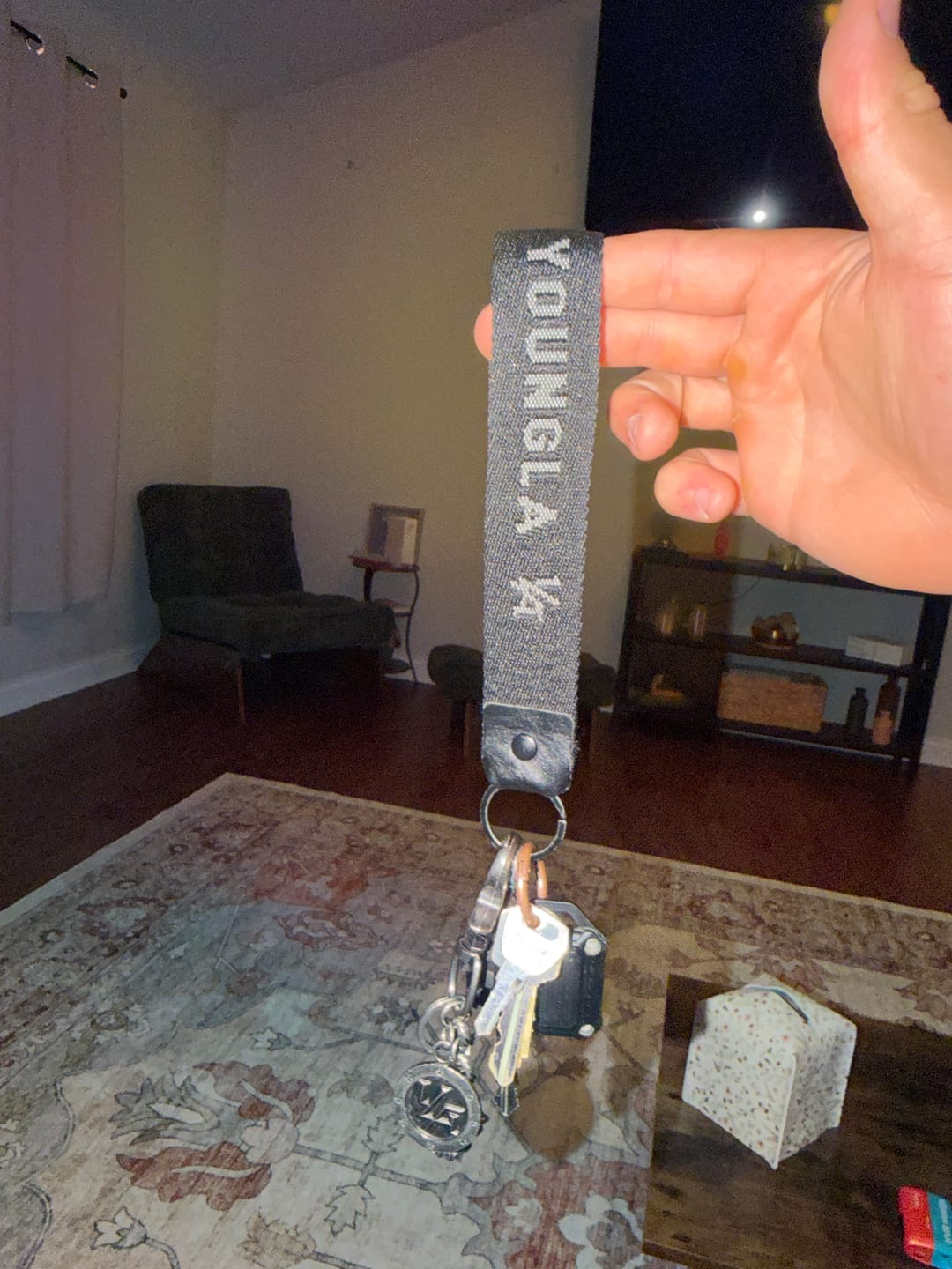 Customer photo review of 933 YoungLA Keychains