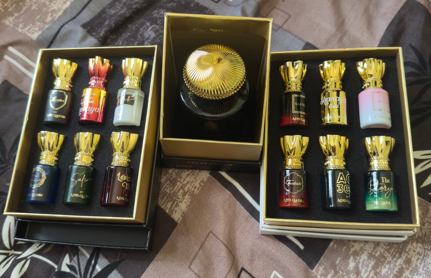 Customer photo review of Assorted Luxury Attar Perfume Gift Set (6 × 5.5Ml)