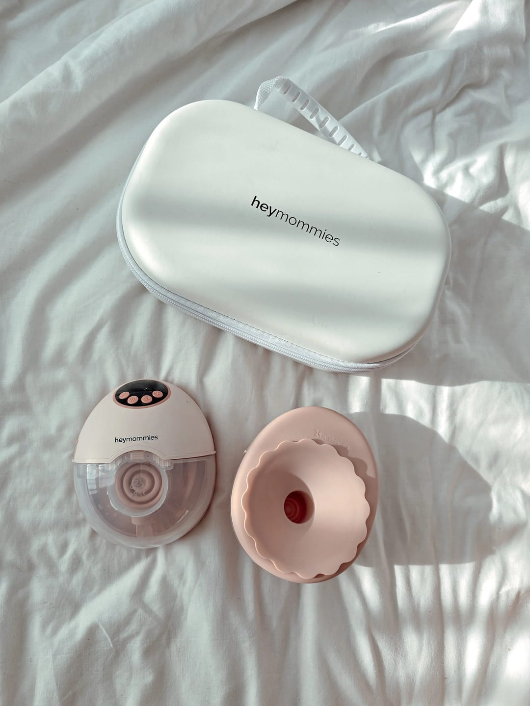 Customer photo review of Draagbare Borstkolf - Heymommies Flow Lite 12