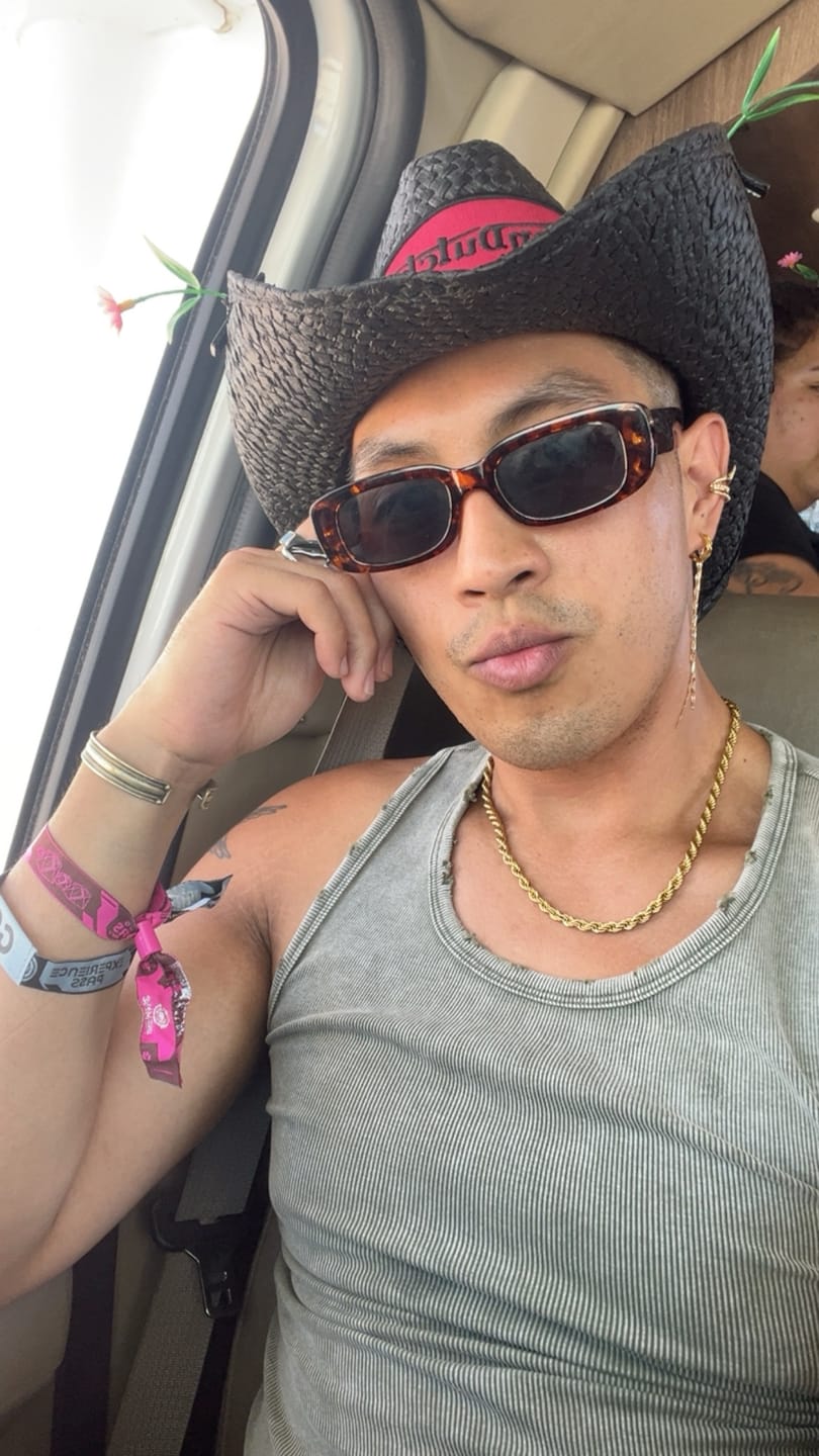 Customer photo review of Premium Ultra-Soft Cotton Distressed Fitted Tank 2 Pack