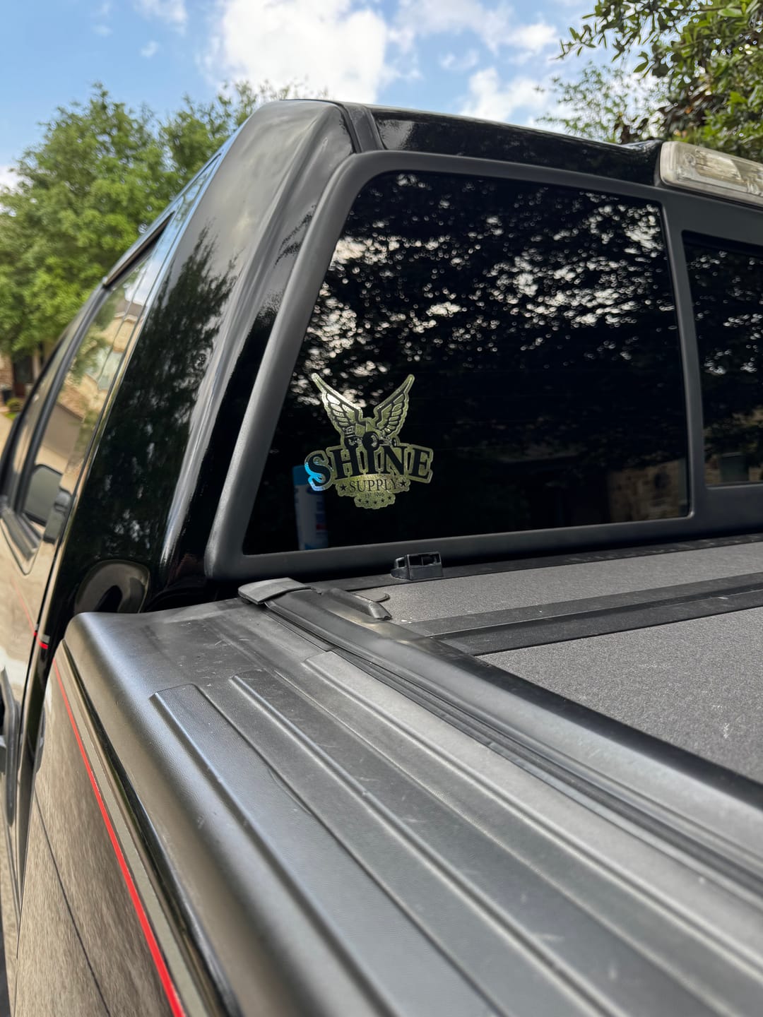 Customer photo review of Shine Supply Decal - Chrome 6"
