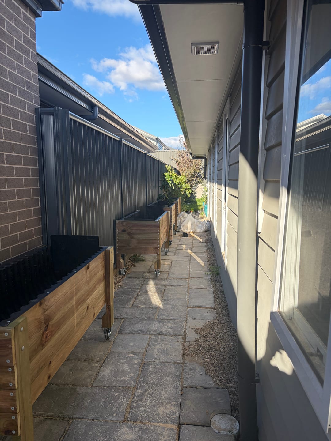 Customer photo review of Large Raised Garden Bed with Wheels Kit - 157x60x80cm(h) - Australia Wide Shipping