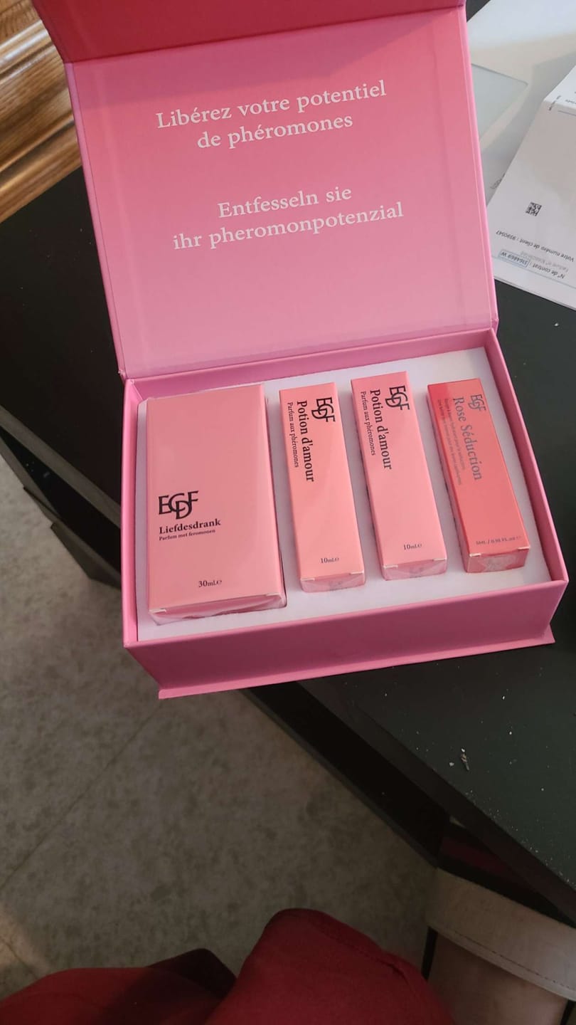Customer photo review of Coffret aux phéromones