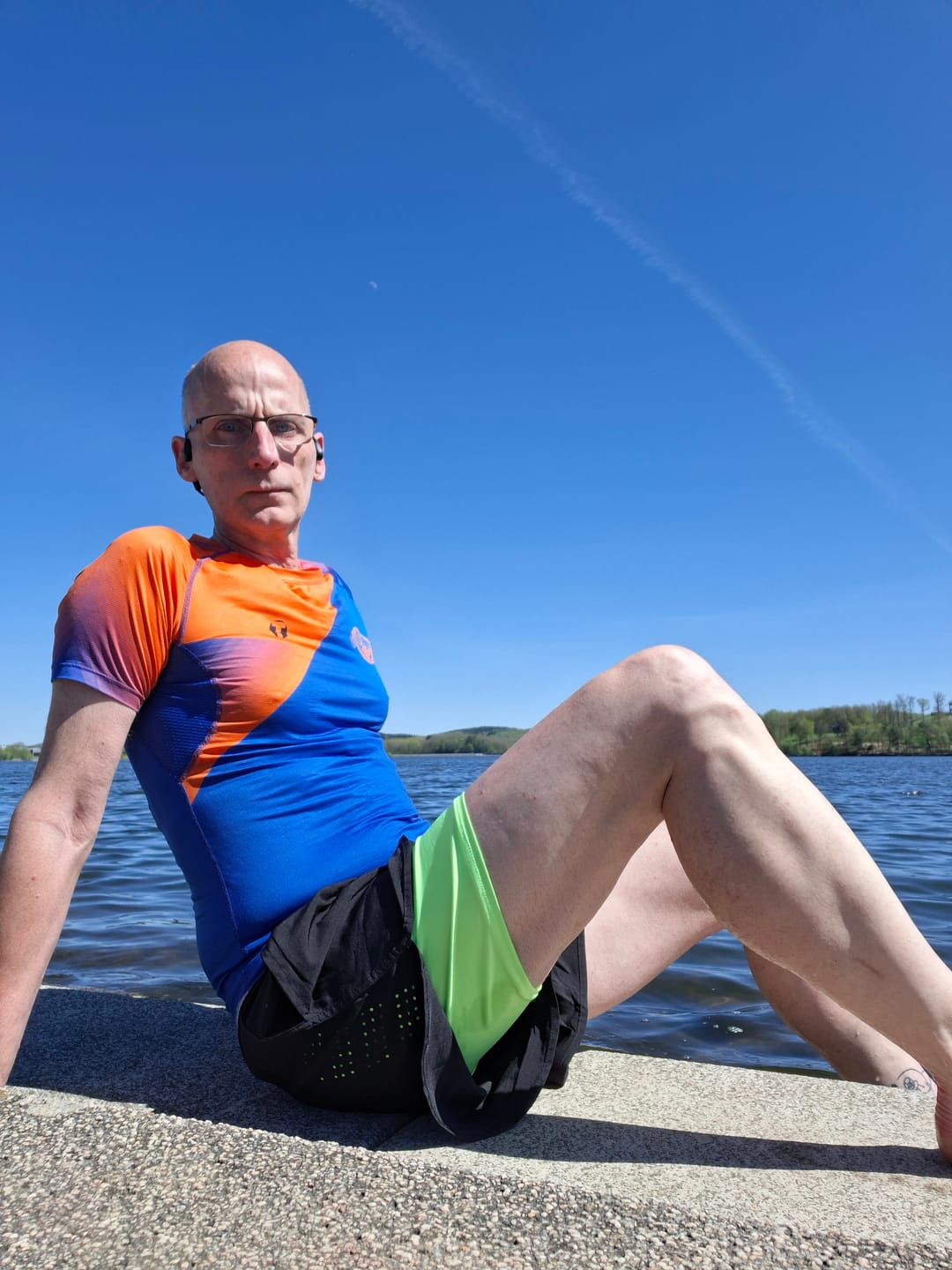 Customer photo review of RUNNR 2-in-1 Running Shorts