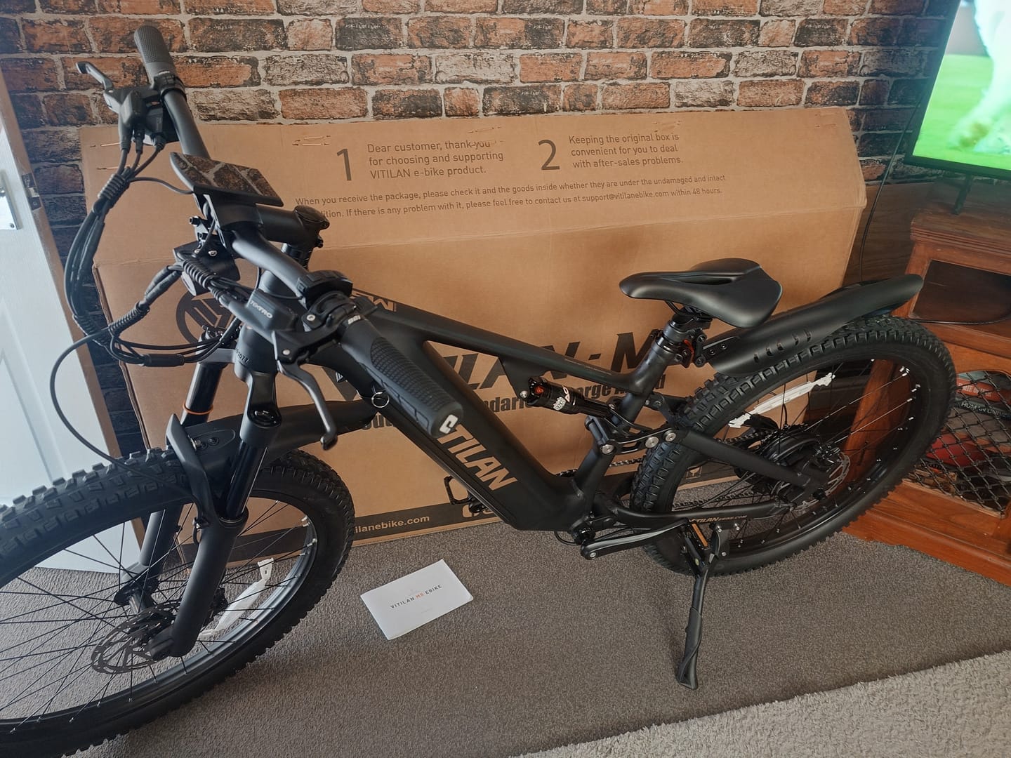 Customer photo review of M5 Full Suspension All-Terrain Mountain E-bike