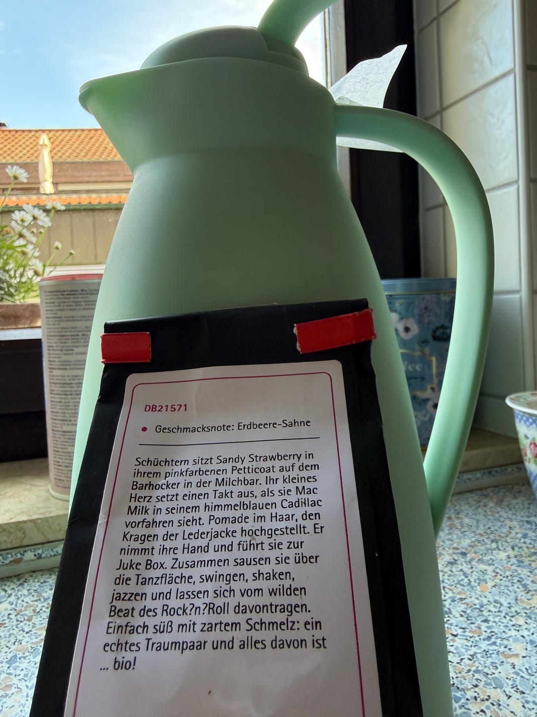 Customer photo review of Rooibos Erdbeer-Milchshake