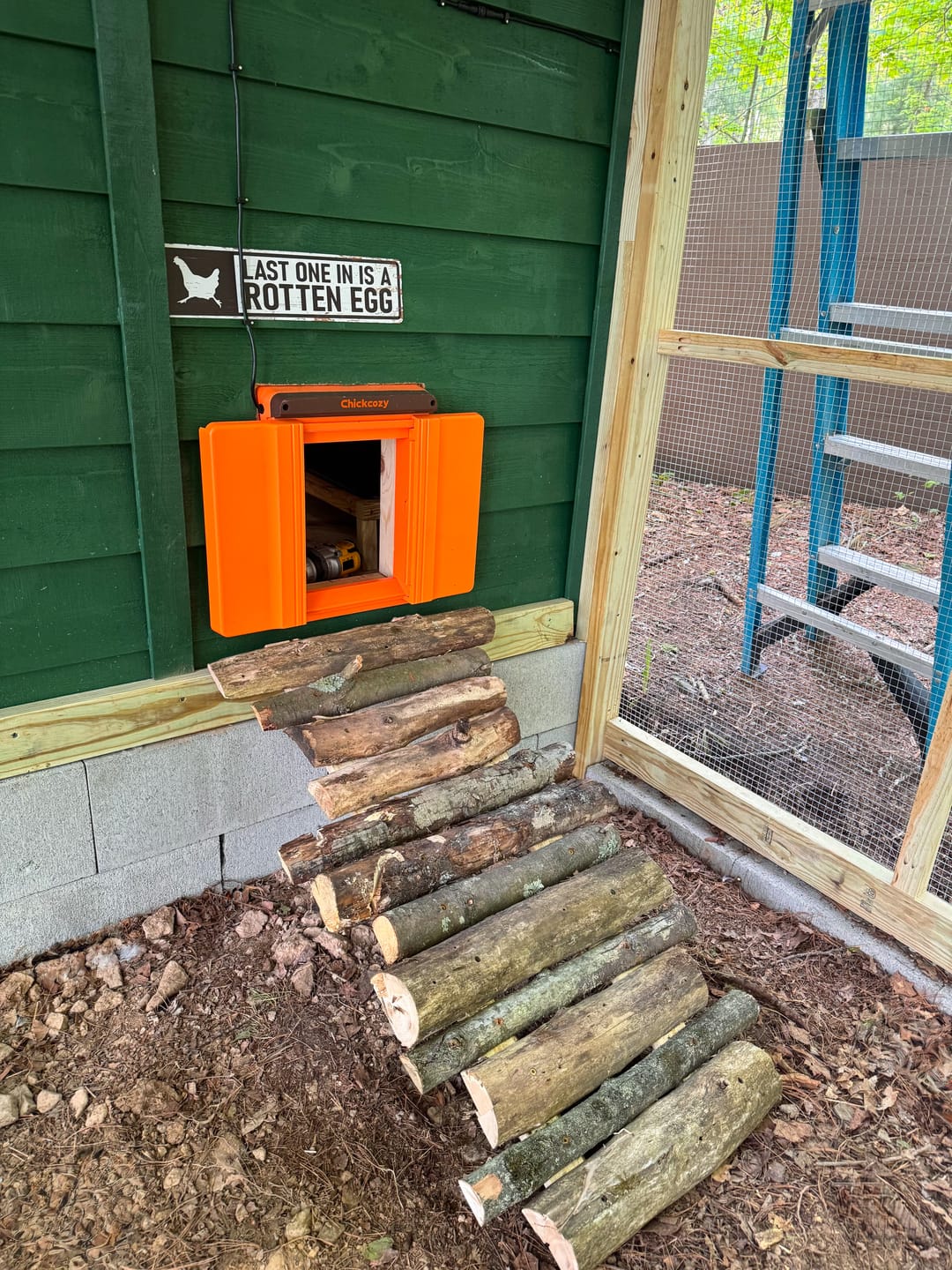Customer photo review of Solar Automatic Chicken Coop Door
