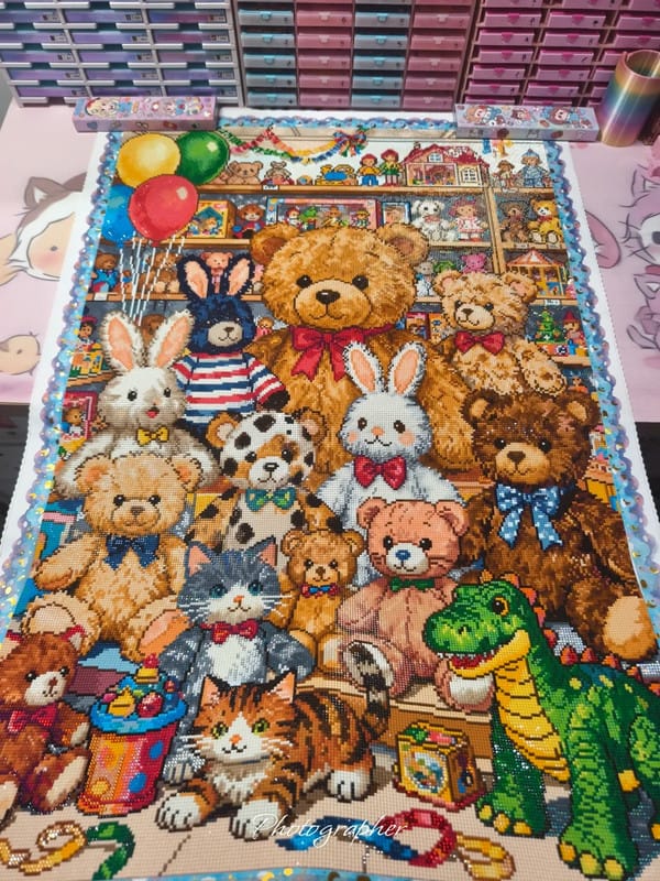 Customer photo review of Dollhouse 2 Diamond Painting 30/40 40/50 50/60
