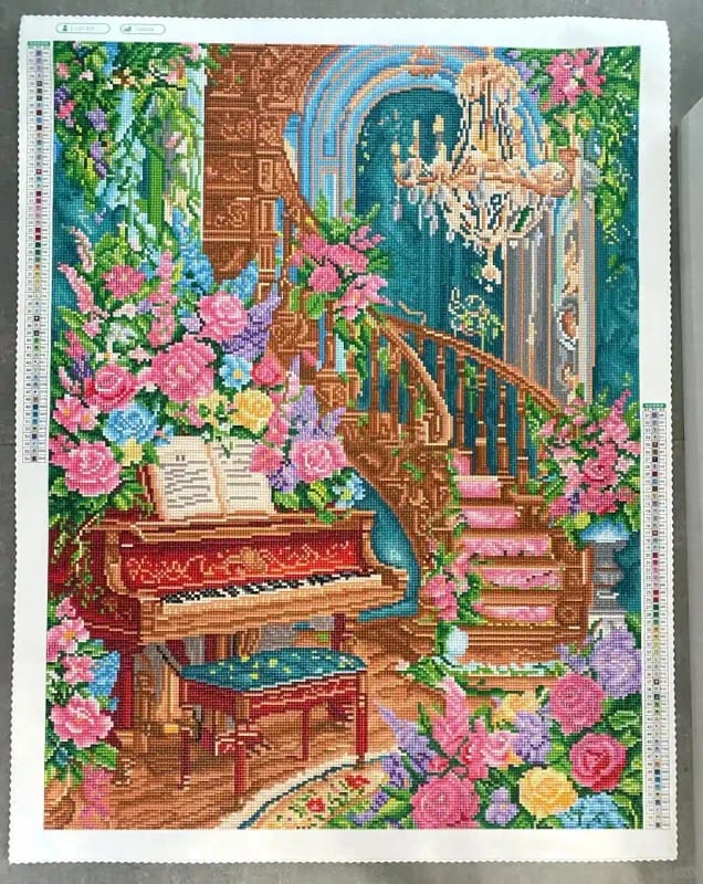 Customer photo review of Elegant piano keys 2 Diamond Painting 30/40 40/50 50/60