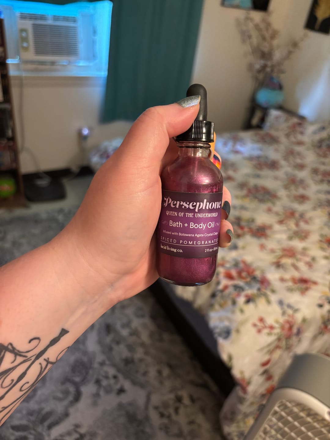 Customer photo review of Persephone Bath & Body Oil