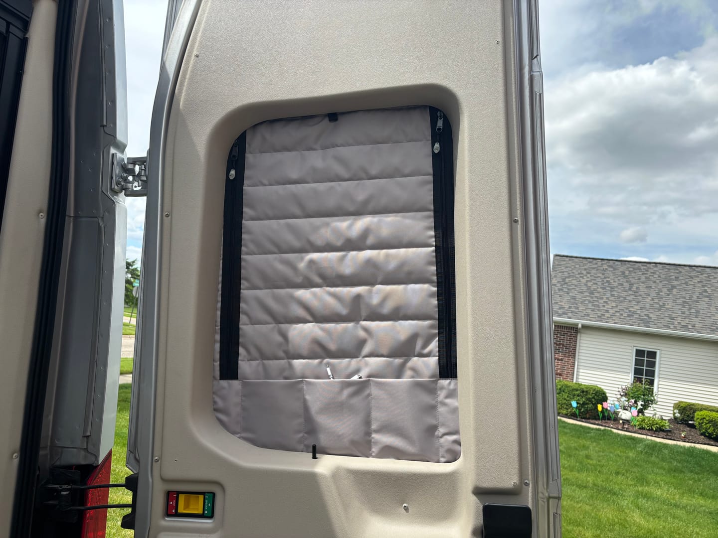 Customer photo review of Coachmen Beyond - Rear Door Shades (set)