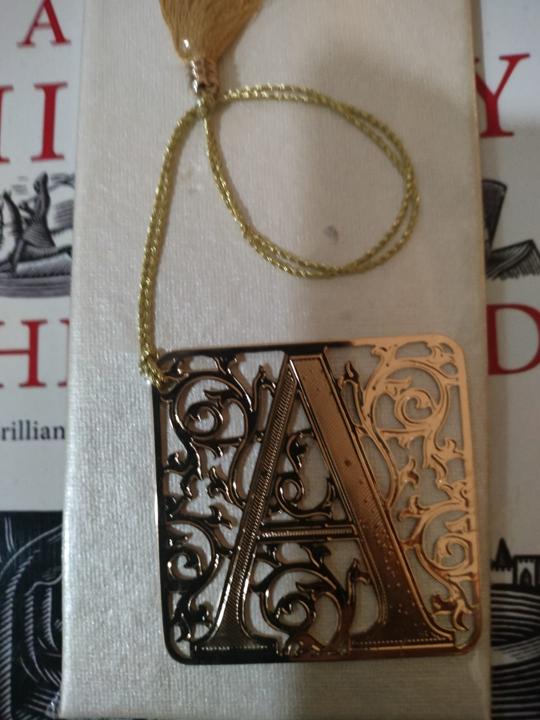 Customer photo review of Bookmark Alphabets - A B C D...