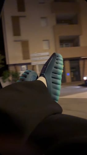 Customer photo review of Mind 001 – Geode Teal – Vert degradé/Gris froid metallisé