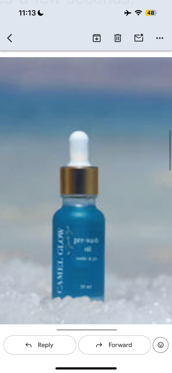 Customer photo review of Soothe & Gro Pre-Wash Oil