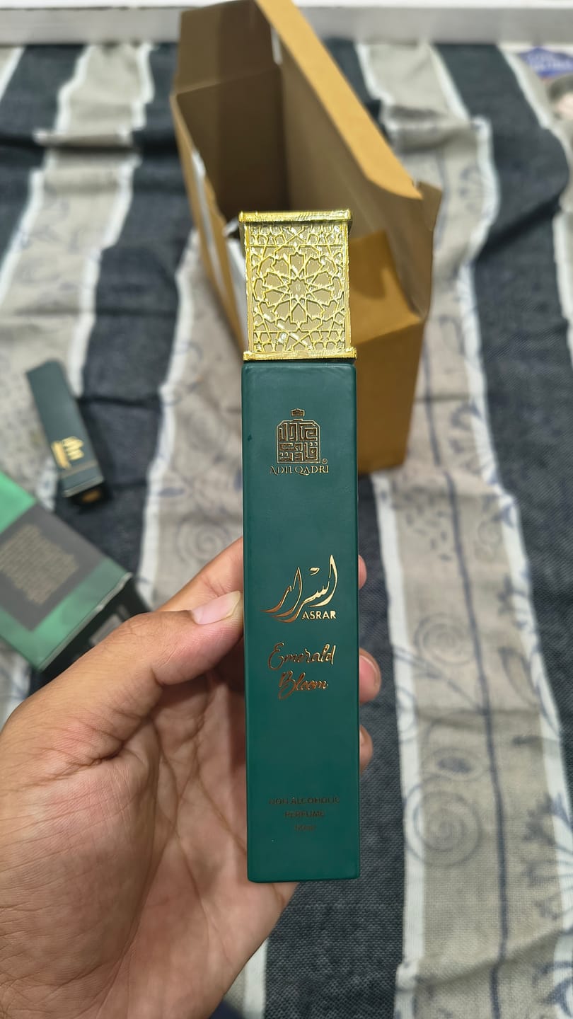 Customer photo review of Asrar Emerald Bloom Non Alcoholic Perfume Spray 50ml