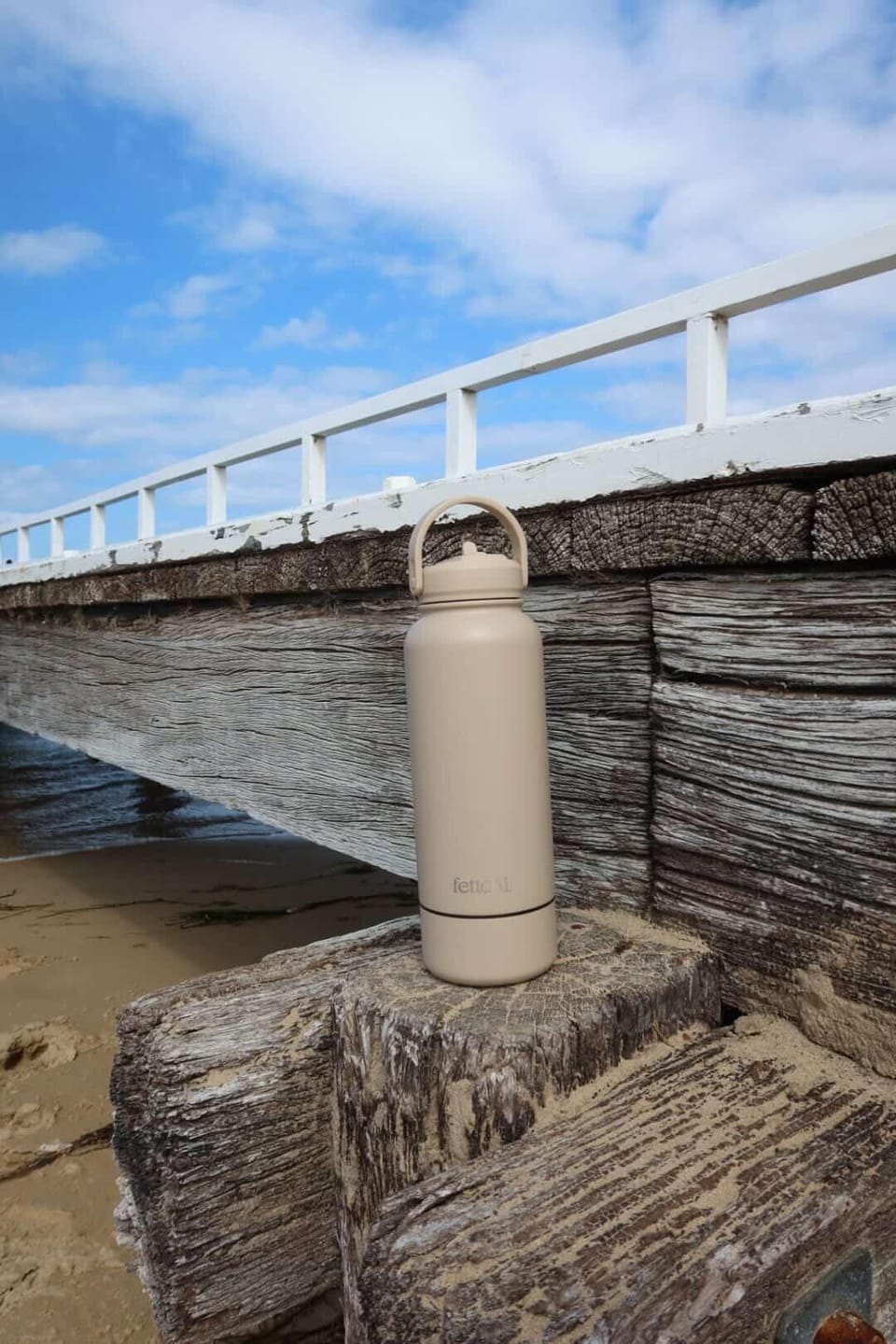 Customer photo review of The Fettchi Bottle - Beige