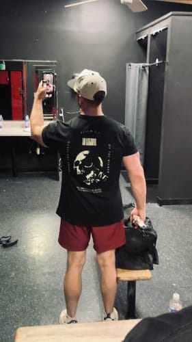 Customer photo review of PSALM 3:7 T-shirt