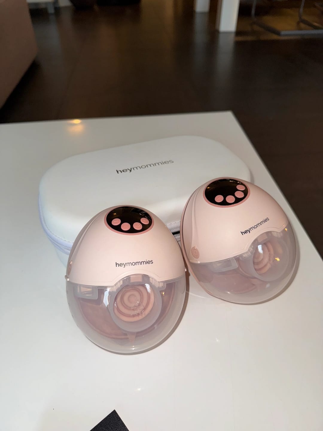 Customer photo review of Draagbare Borstkolf - Heymommies Flow Lite 12