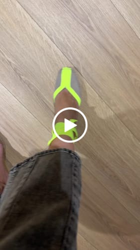 Reseña con vídeo de un cliente sobre Alpargata Mara Amarillo