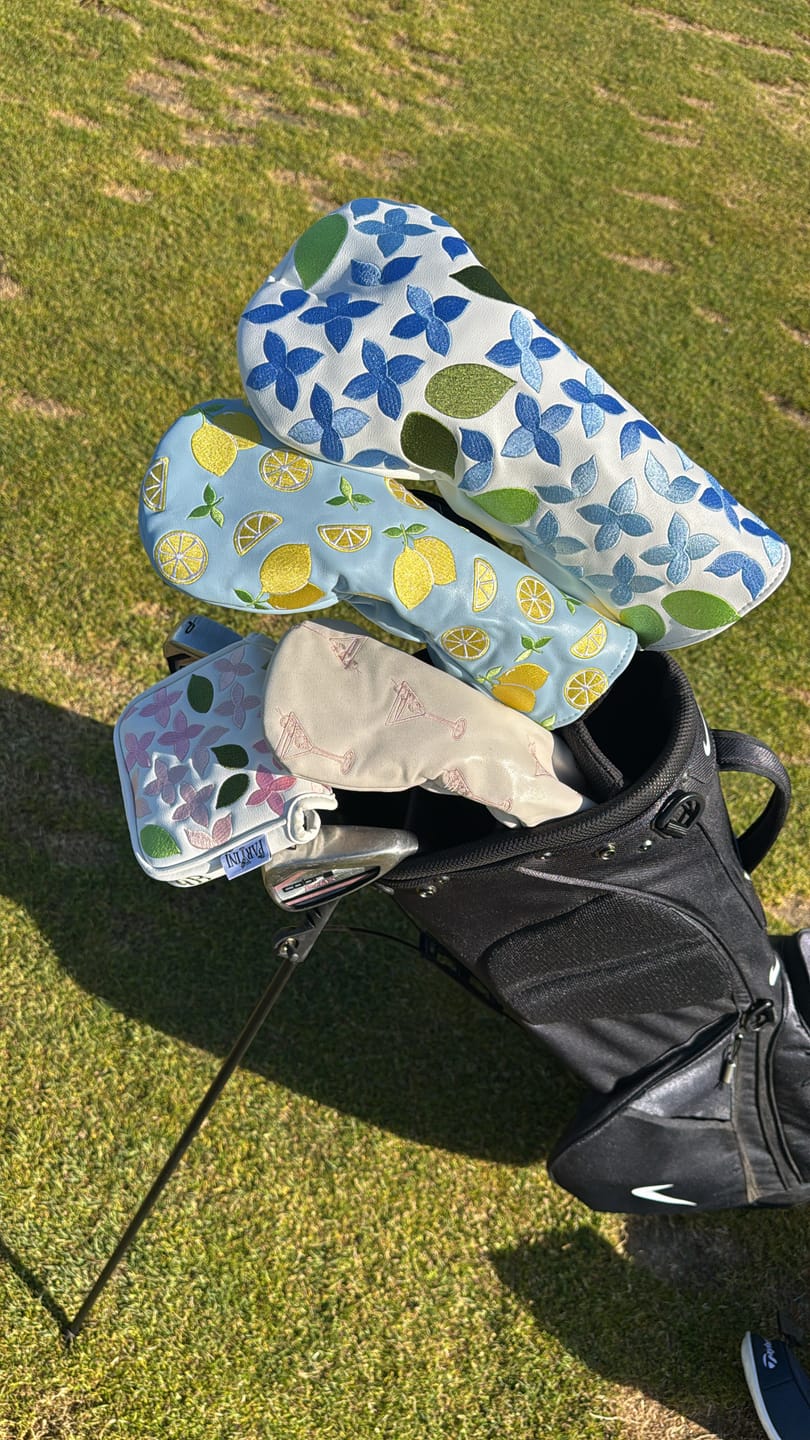 Customer photo review of Hydrangea Drive Mallet Putter Cover