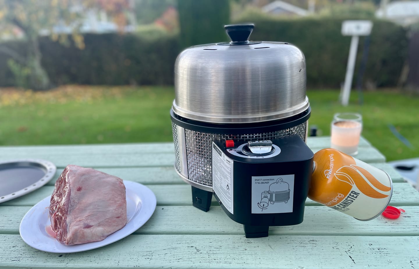 Customer photo review of COBB Fenced Roast Rack