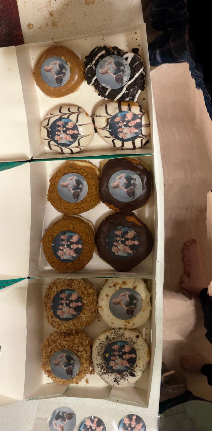 Customer photo review of 15 x 5 cm Pre-cut Standard Cupcake Custom Edible Icing Images
