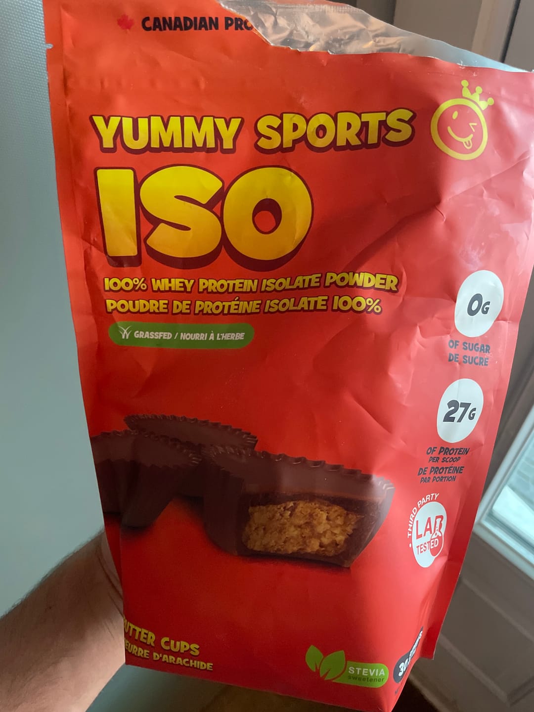 Customer photo review of Yummy Sports - ISO 100% Protéine Isolate 2lbs