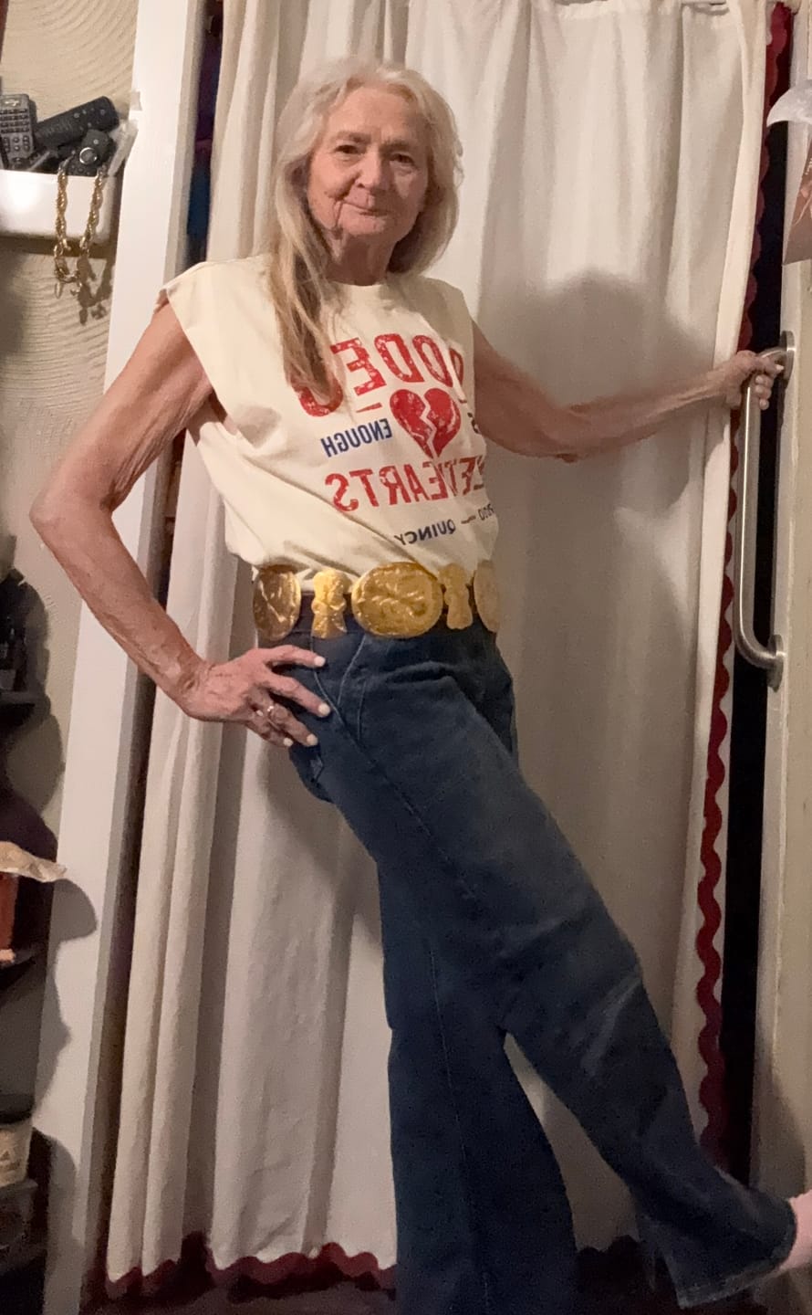 Customer photo review of Enough Sweethearts Tank