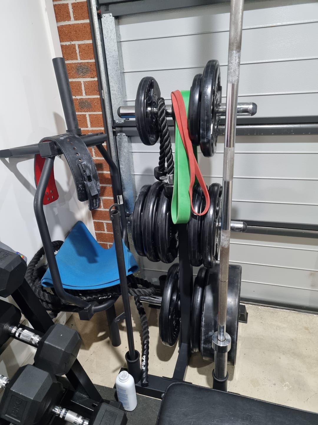 Customer photo review of BRIXX Tri-Grip Olympic Weight Plates - 130Kg Package