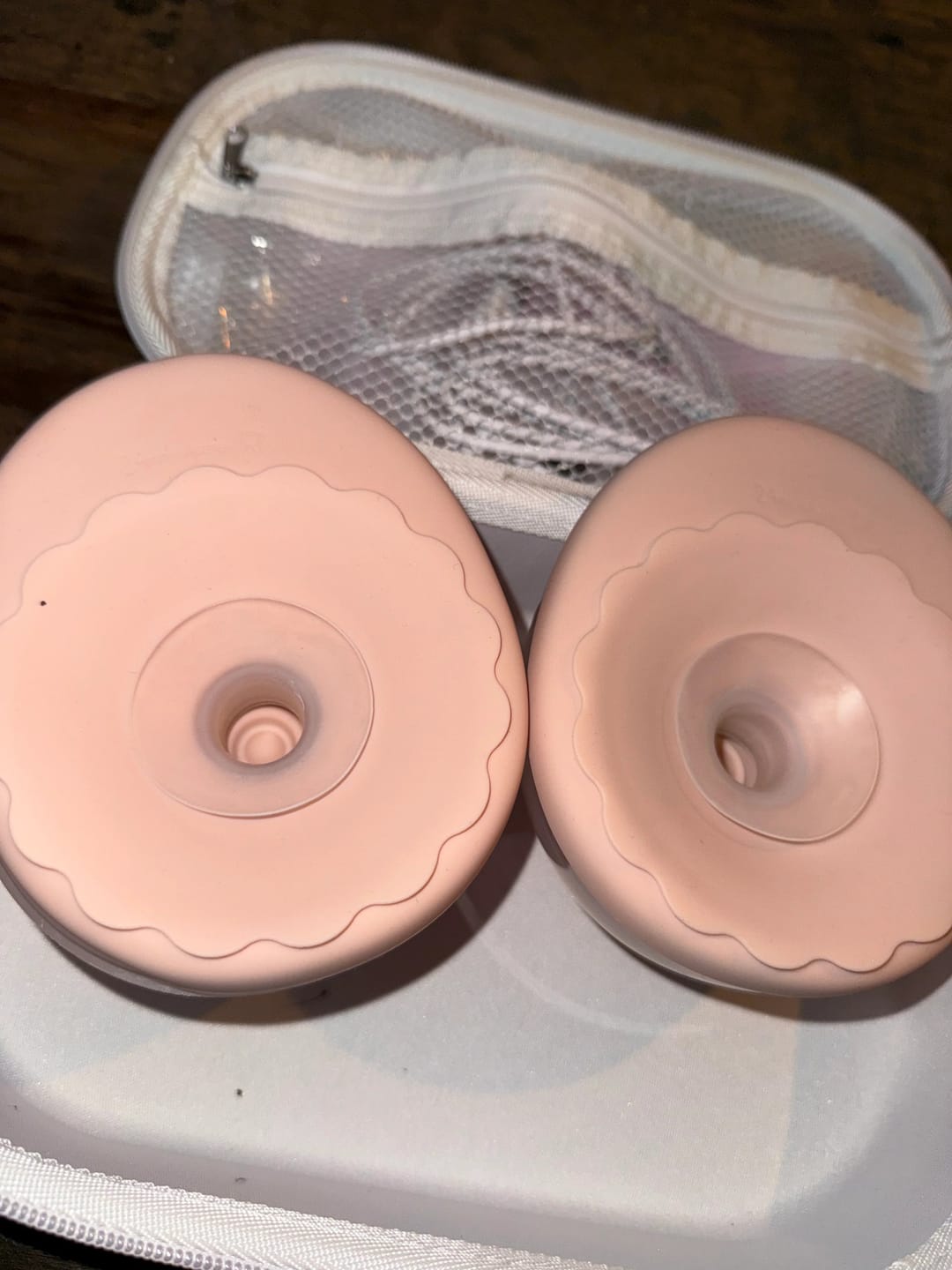 Customer photo review of Draagbare Borstkolf - Heymommies Flow Lite 12