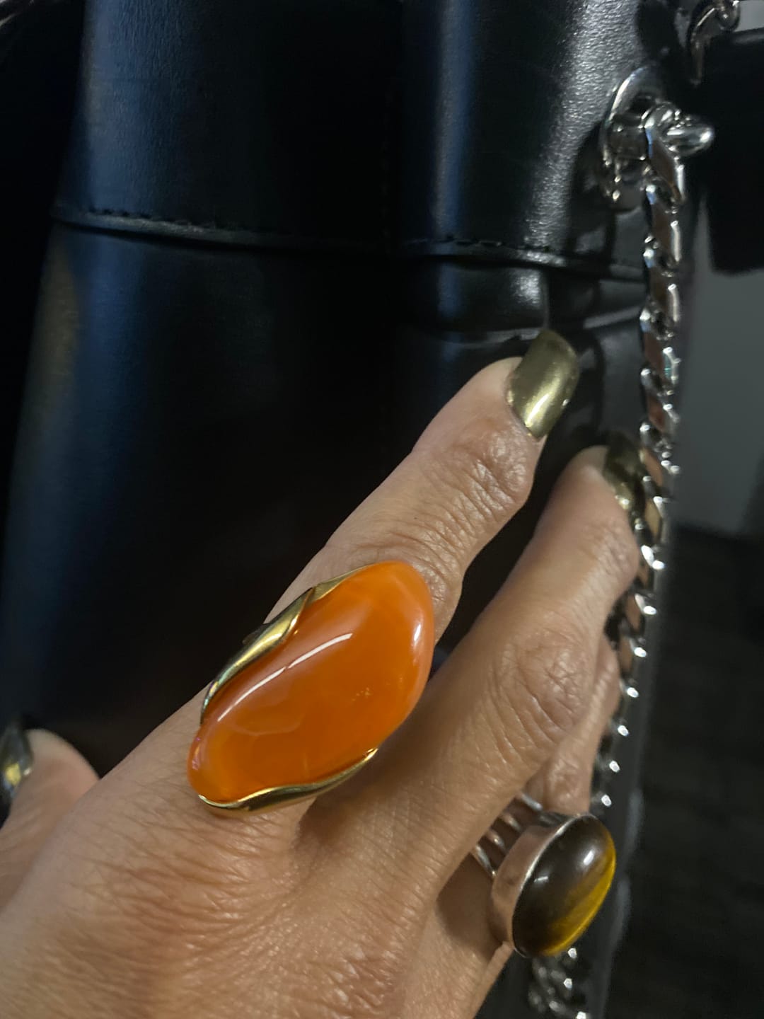 Customer photo review of Mono Stone SS Ring