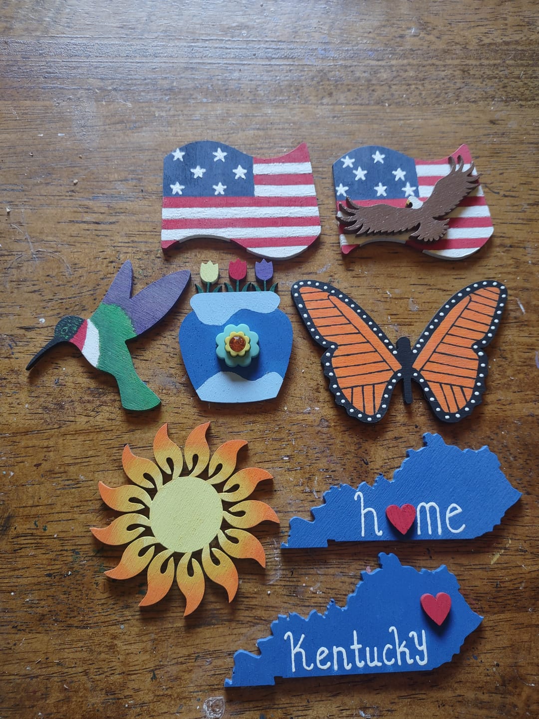 Customer photo review of Unfinished Wood Hummingbird Shape - Bird Animal - Craft - up to 46" DIY