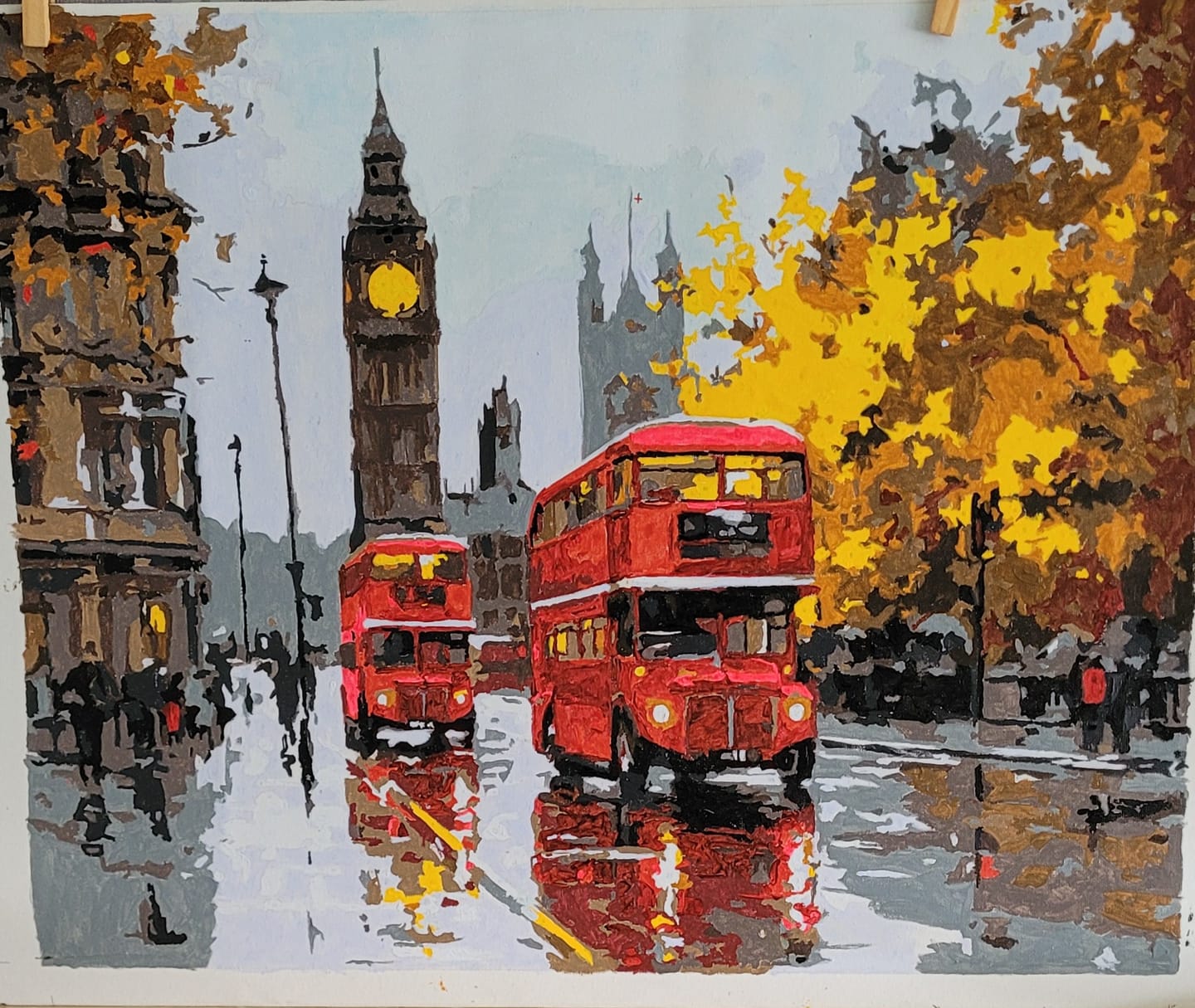 Customer photo review of Timeless London | Paint by Number