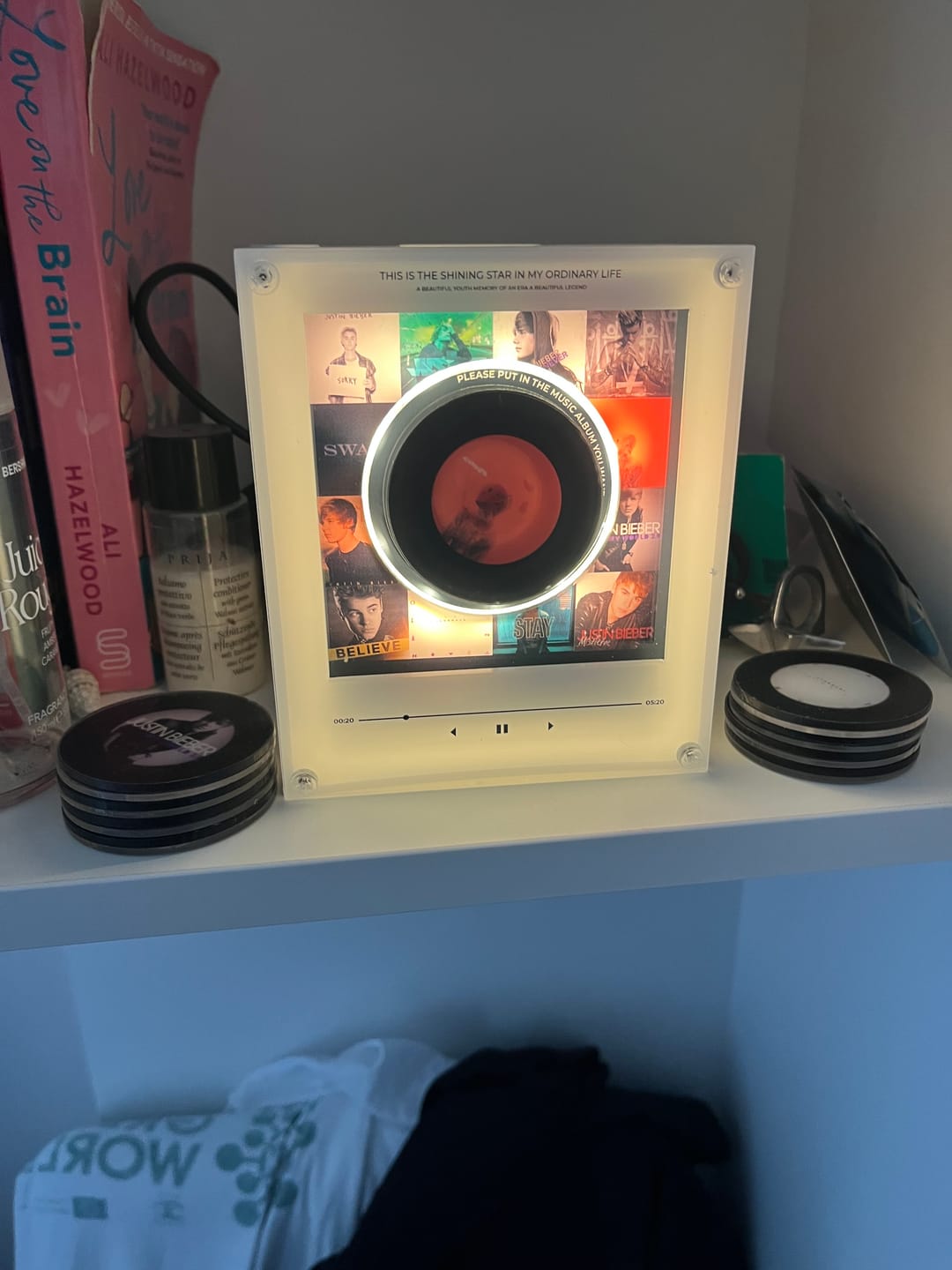 Customer photo review of Replay Music Player - Justin Bieber Edition
