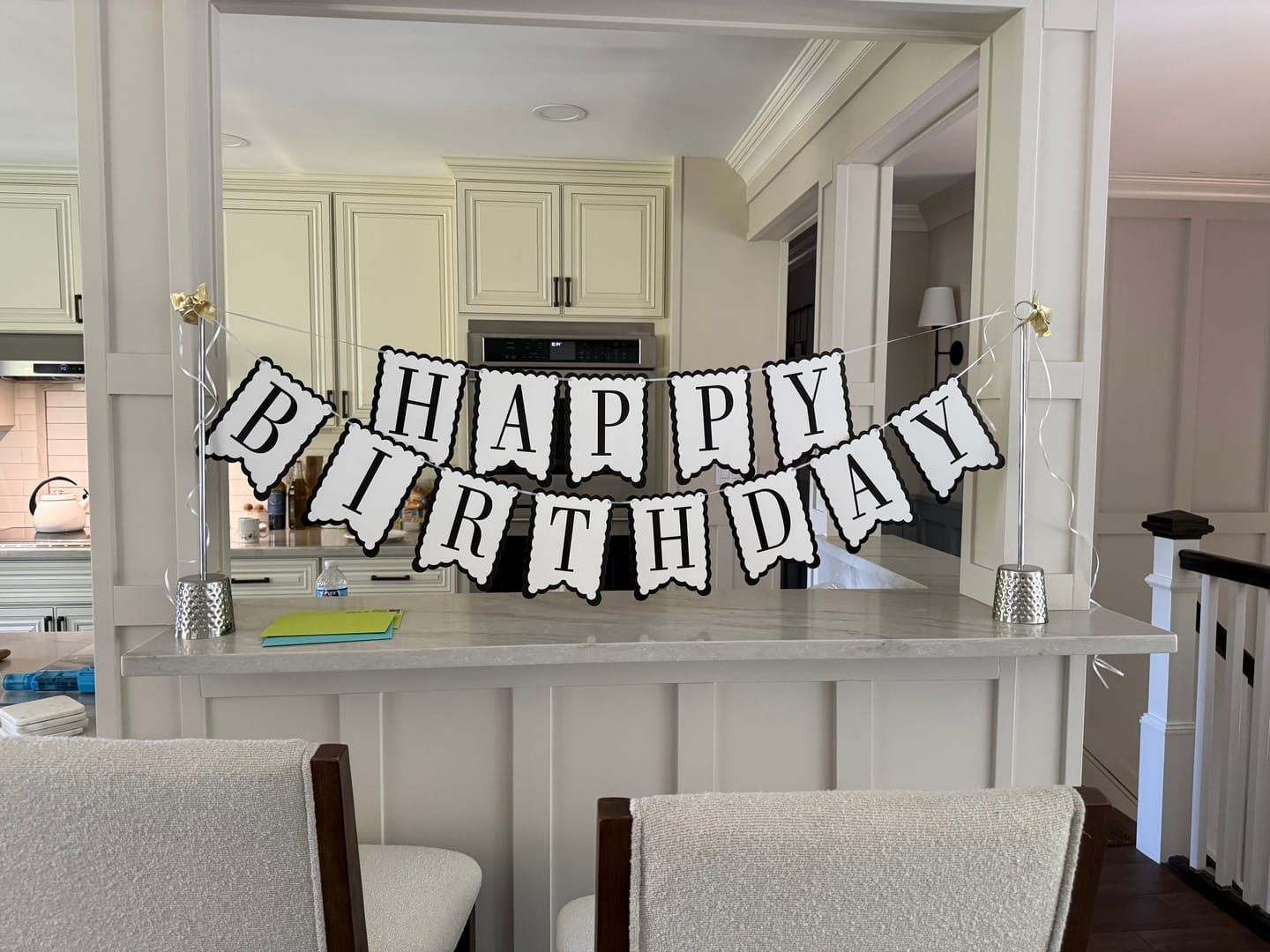 Customer photo review of The Celebration Stand (sold as a pair)