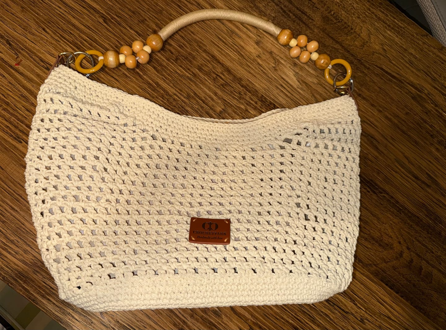 Customer photo review of Sunny Beach Tote crochet kit