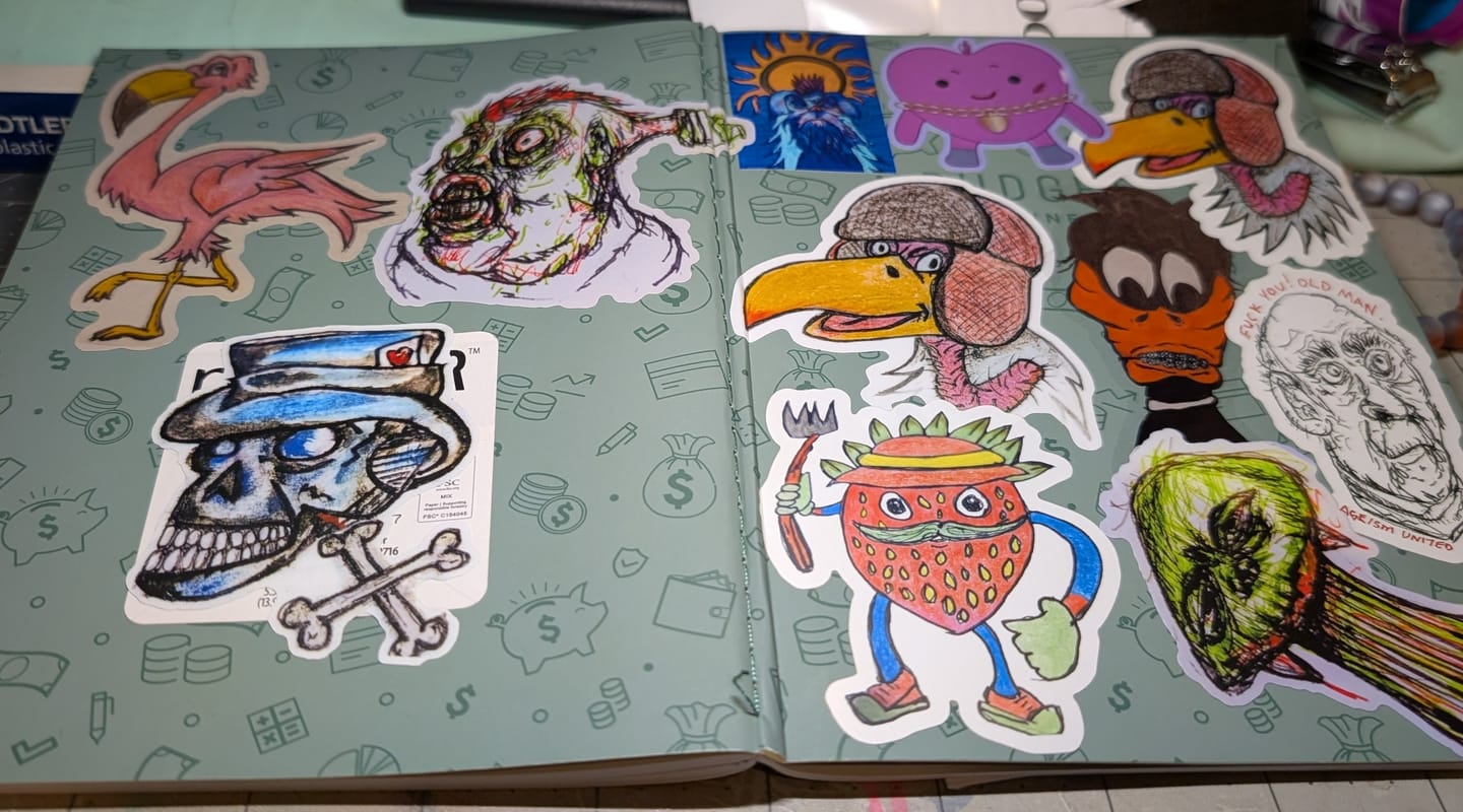 Customer photo review of 100 - 3" Custom Vinyl Stickers