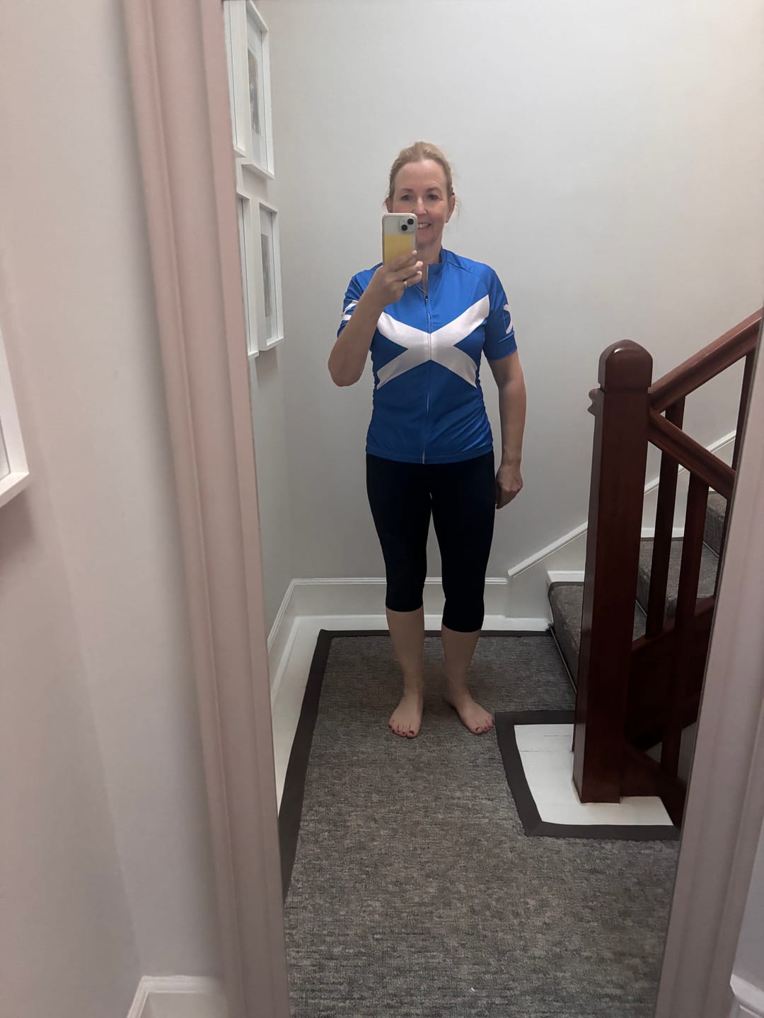 Customer photo review of Scotland Saltire Cycling Jersey