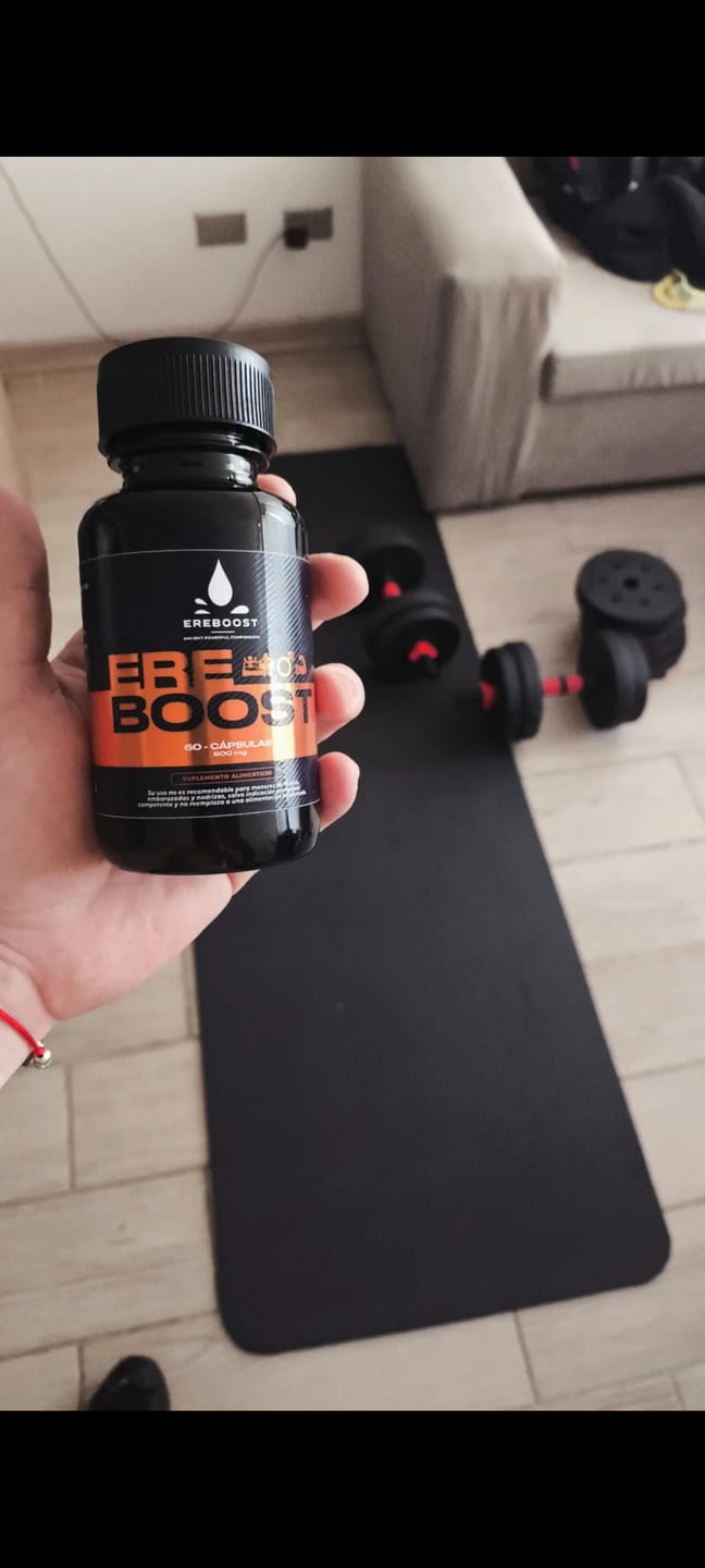 Customer photo review of EREBOOST | 60 Cápsulas