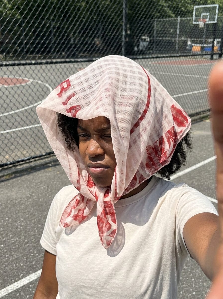 Customer photo review of Street Millennial Breathable Versatile Bandana