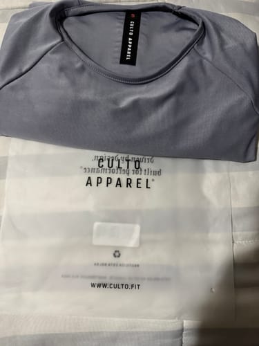 Customer photo review of Training Sport Tee - Light Gray