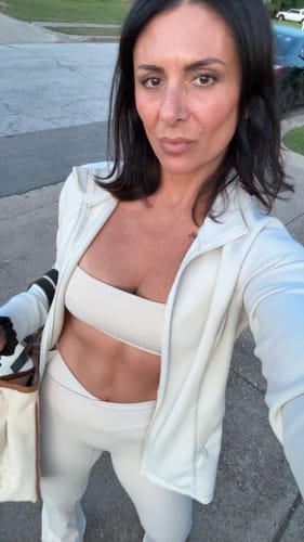 Customer photo review of The Halo Sports Bra