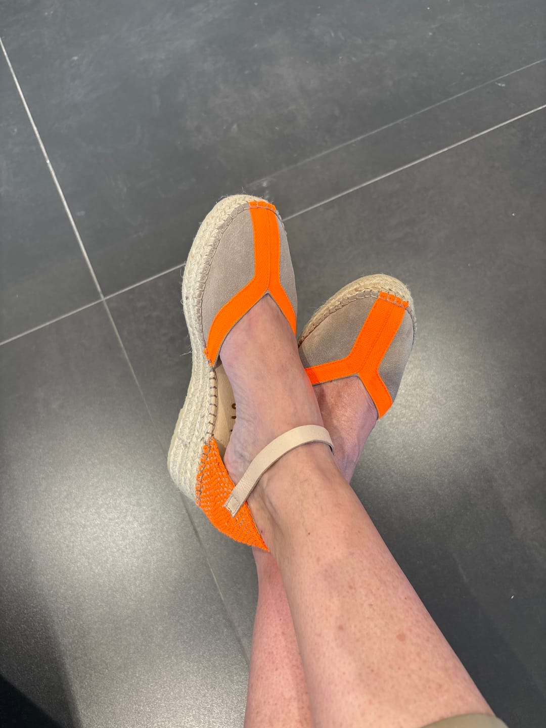 Customer photo review of Alpargata Nora Naranja