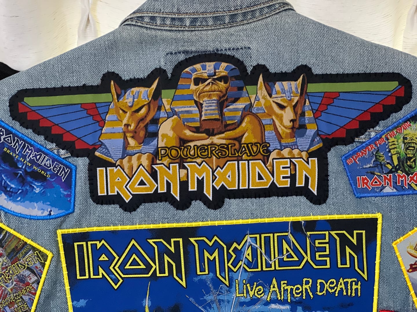 Customer photo review of Iron Maiden - Powerslave - Oversized Patch