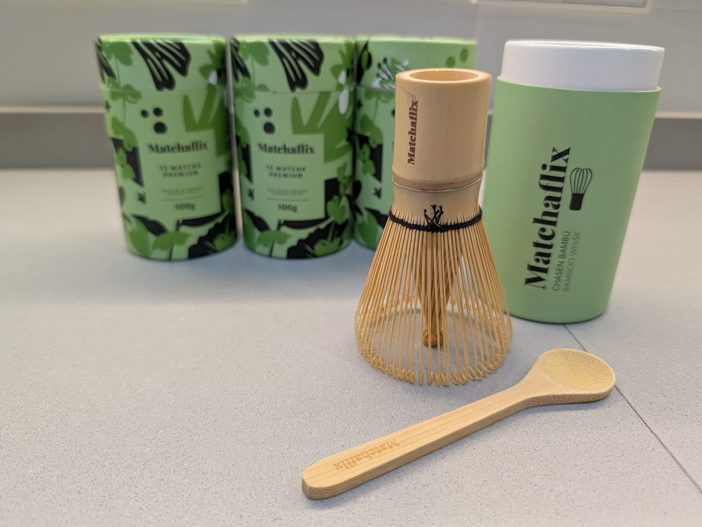 Customer photo review of Té Matcha Premium 100%