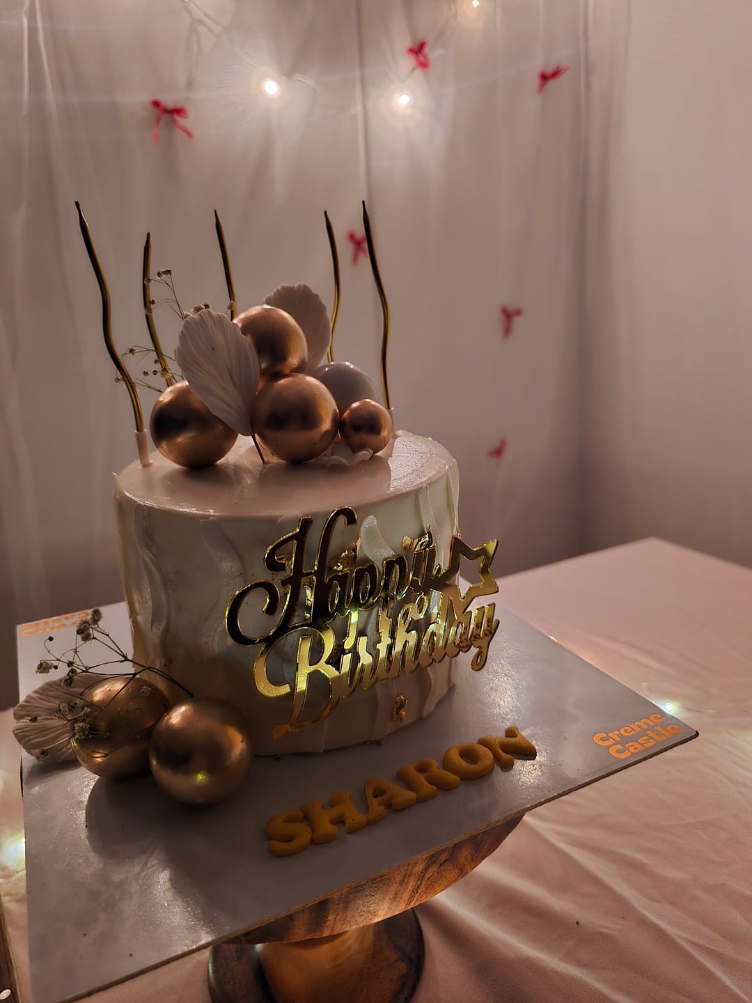 Customer photo review of Customized Flower Cake